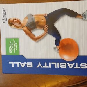 Fitness Gear Premium Stability Ball, 55 Cm, Black NIOB